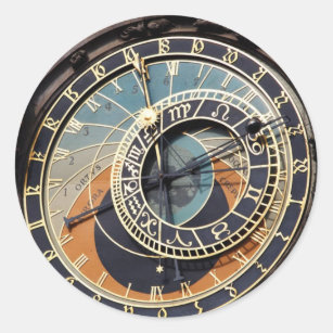 Adesivo Relógio Astronômico Em Praque 