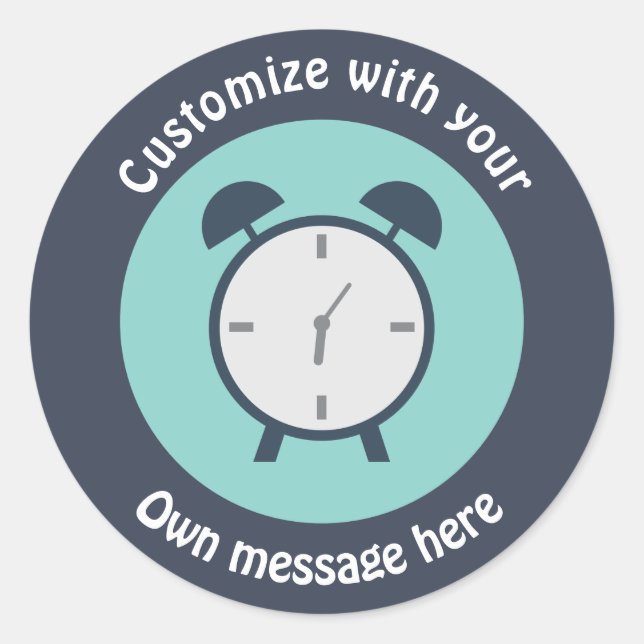 Adesivo Relógio de Alarme de pop (Frente)