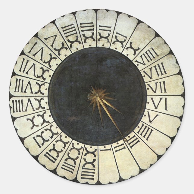 Adesivo Relógio no Duomo por Paolo Uccello (Frente)