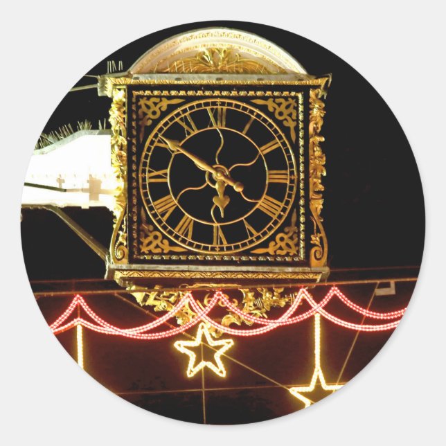 Adesivo Relógio surpreendente no Natal (Frente)