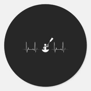 Adesivo Remador Ekg Batimento Cardíaco Remando Barco Amant