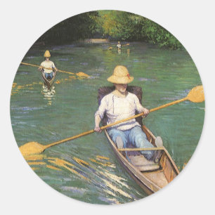 Adesivo Remadores de Gustave Caillebotte, Arte Fino Antigo