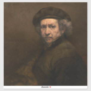 Adesivo Rembrandt Autoretrato: Pintor da Idade do Ouro Hol