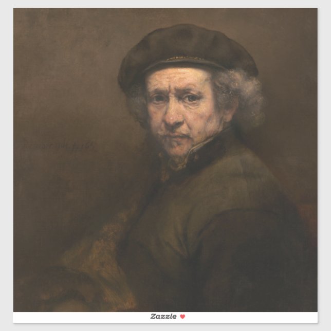 Adesivo Rembrandt Autoretrato: Pintor da Idade do Ouro Hol (Folha)