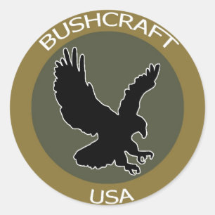 Adesivo Remendo de BushcraftUSA Brown