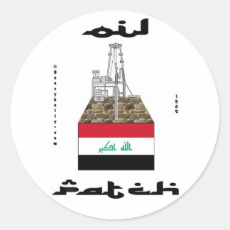 Adesivo Remendo do óleo de Iraque, etiqueta, Kirkuk, óleo,