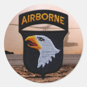 Adesivo remendo gritando das águias da 101st divisão
