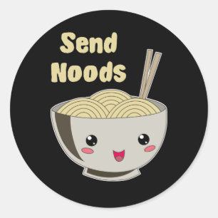 Adesivo Remetes Noods Vintage Ramen Japanese Noodle Soup