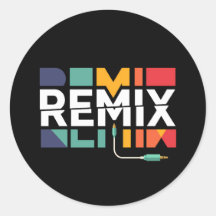 Remix de Áudio | Gráfico Geométrico Retro de Músic