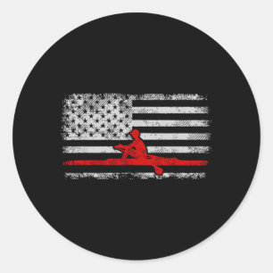 Adesivo Remo com Bandeira Americana