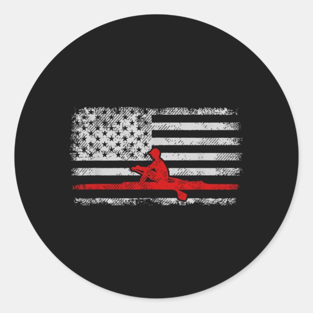 Adesivo Remo com Bandeira Americana (Frente)