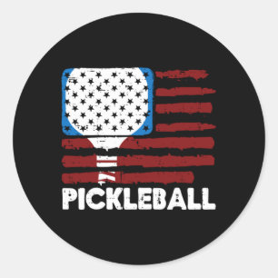 Adesivo Remo de Pickleball Bandeira Pickle Ball Patriota H