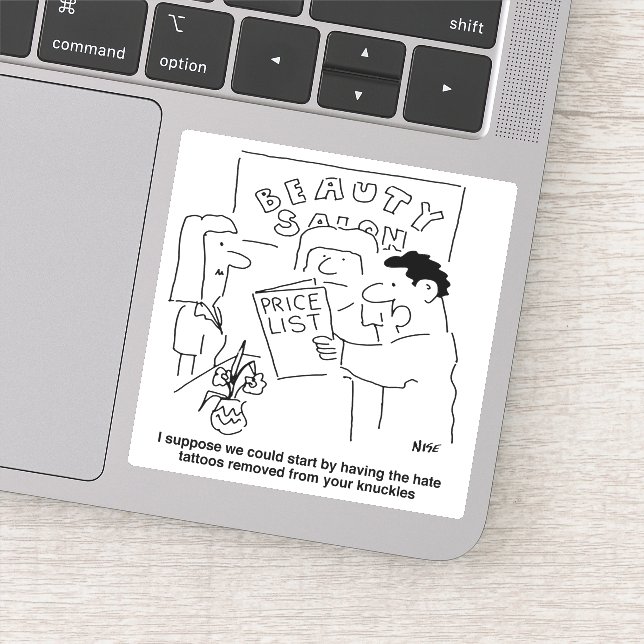 Adesivo Remoção de tatuagem no Beauty Salon (Detalhe)