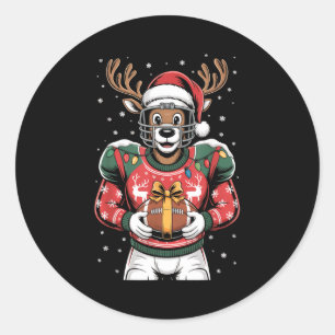 Adesivo Rena de Futebol Natal Divertido