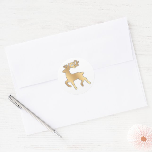 Adesivo Rena de Ouro Falso (Envelope)