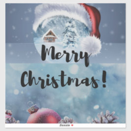 Adesivo Renas de Natal modernas engraçadas e fofas