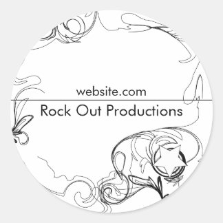 Adesivo Renascimento - Preto e Branco