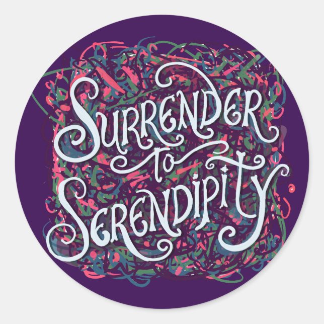Adesivo Renda-se à Serendipidade (Frente)
