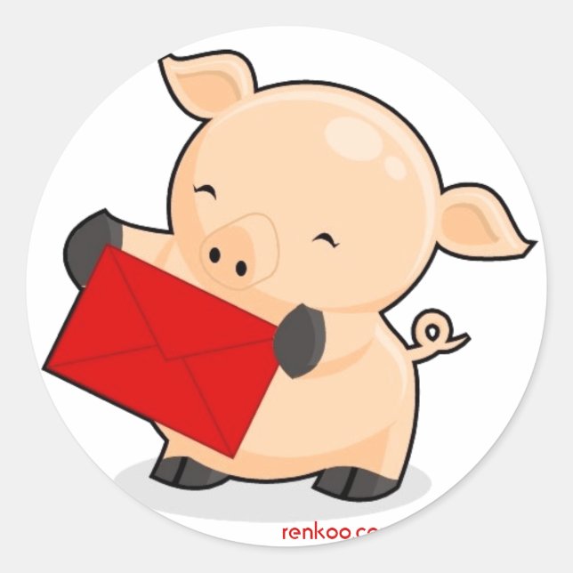 Adesivo Renkoo Deseja Riqueza, renkoo.com (Frente)