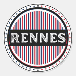Adesivo Rennes City Pride Emblem – French Identity