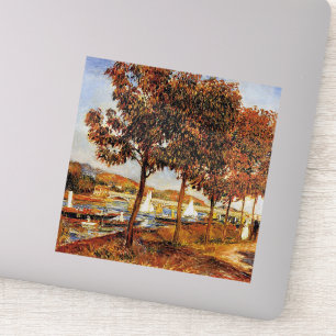 Adesivo Renoir - A ponte em Argenteil no outono,