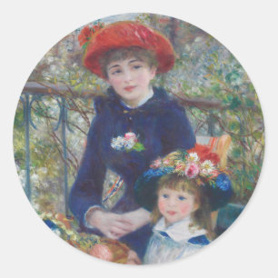 Adesivo Renoir Duas Irmãs Terrace Impressionismo Francês