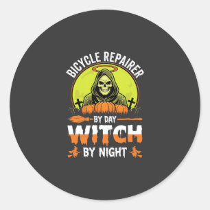 Adesivo Reparador de Bicicletas de Halloween de Dia Feitic
