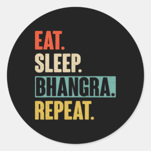Adesivo Repetir Bhangra - Dançar Vintage Bhangra