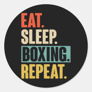 Adesivo Repetir Boxin do Sono - Retro Vintage Boxi Engraça