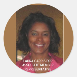 ADESIVO REPRESENTANTE DO MEMBRO DE LAURA GARRIS