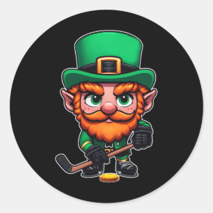 Adesivo Reprodução de Hóquei no Gelo do Leprechaun na Irla