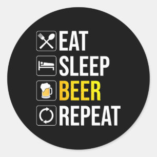 Adesivo Reproduza a cerveja de repouso