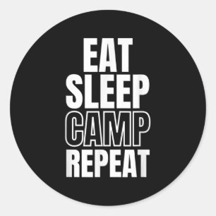 Adesivo Reproduza o acampamento de repouso