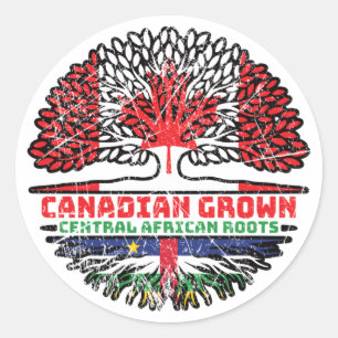 Adesivo República Centro-Africana Centro-Africana Canadens
