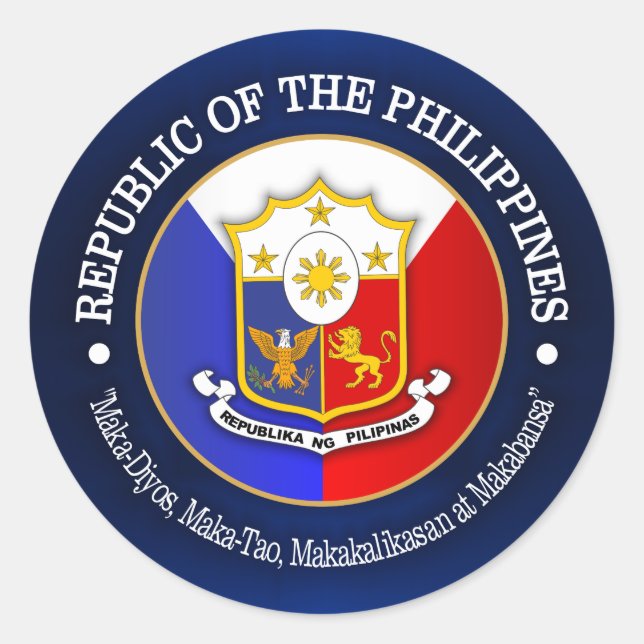 Adesivo República das Filipinas (Frente)