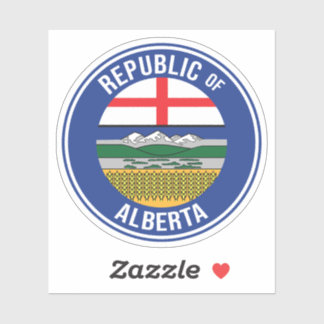Adesivo República de Alberta WEXIT