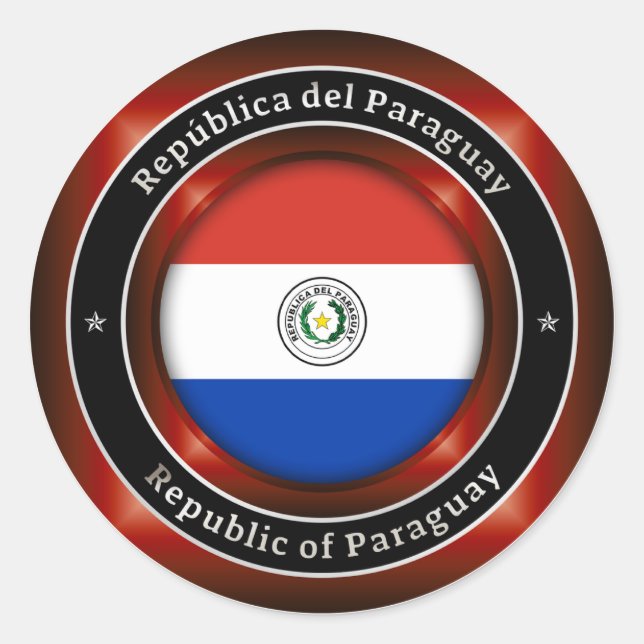 Adesivo República do Paraguai (Frente)
