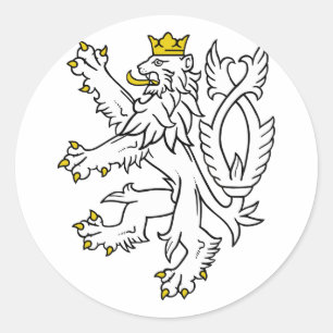 Adesivo República do theech do leão, checa