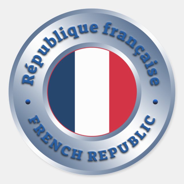 Adesivo República Francesa (Frente)