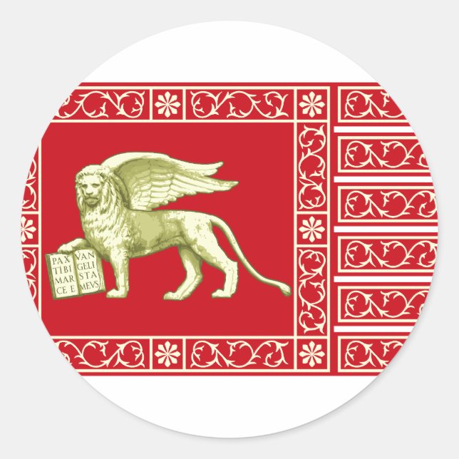 Adesivo República Mais Serena De Veneza, Itália (Frente)