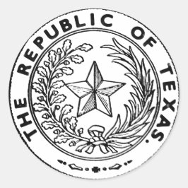 Adesivo República Seca do Texas