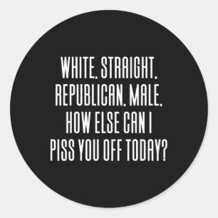 Adesivo Republicano Branco Hetero Masculino 3