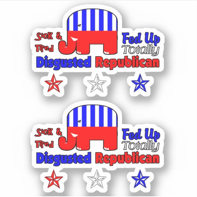 Adesivo Republicano Disfarçado (Frente)