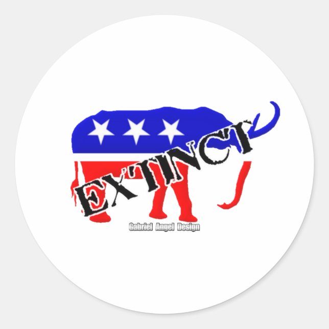 Adesivo Republicano extinto (Frente)