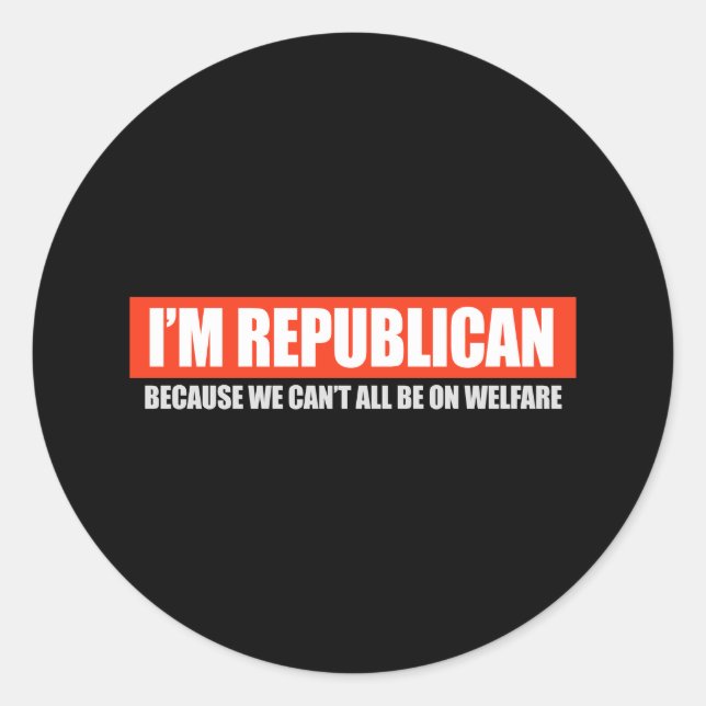 ADESIVO REPUBLICANO - PORQUE NÓS PODEMOS ESTAR TODOS EM T- (Frente)