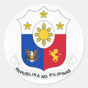 Adesivo Republika Pilipinas (Casaco de armas)