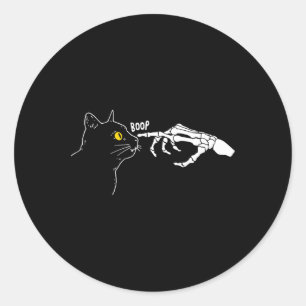 Adesivo Rero Vintage Black Cat Skeleton Boop Halloween