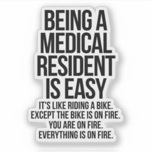 Adesivo Residente médico