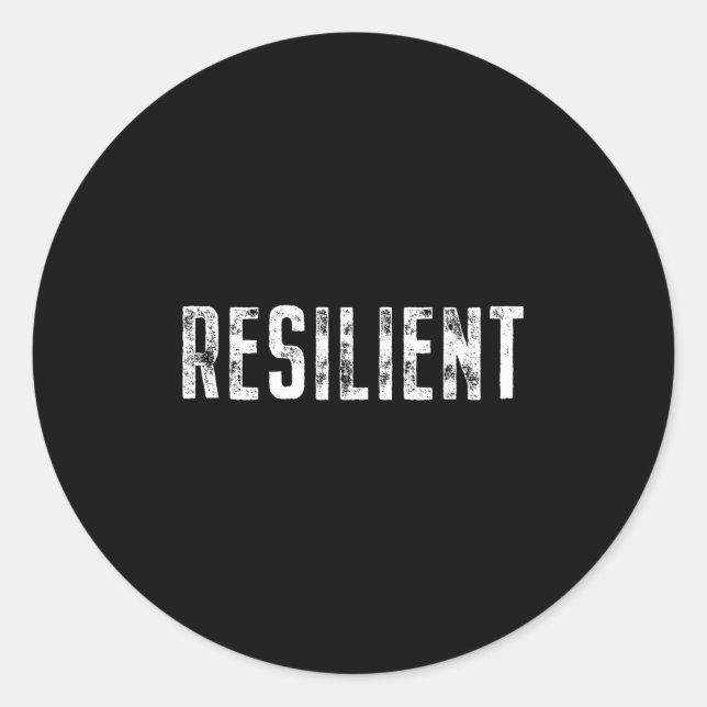 Adesivo Resilient Mental Strength Self-esteem Motivation R (Frente)