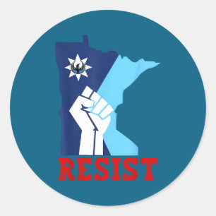 Adesivo Resista Rebelde Novo Estado Minnesota